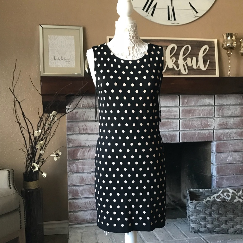 Alice + Olivia Polk a dot dress sz L